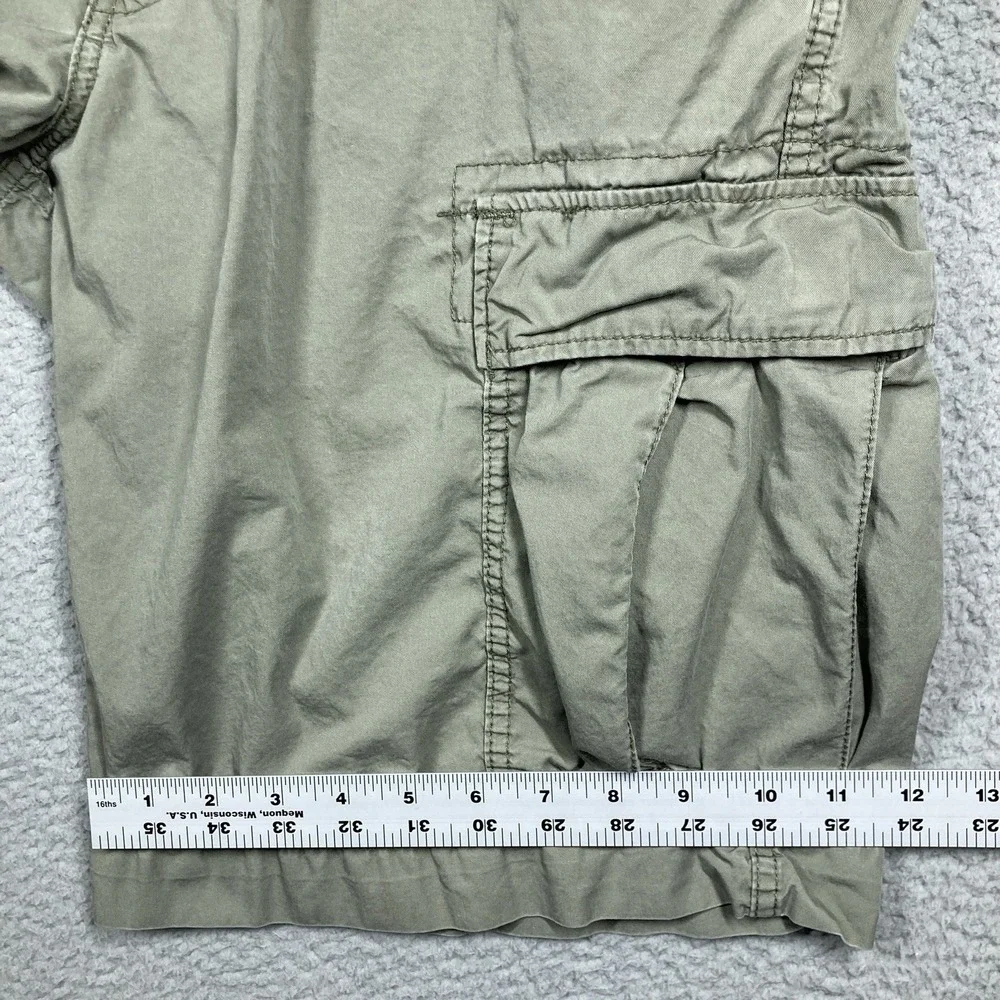 Polo Shorts Mens 34 Olive Green Cargo 12 in Inseam‎ Military Surplus Gorpcore